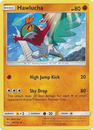 Carta Hawlucha (70/131) do set Luz Proibida — Pokémon TCG | Bynx