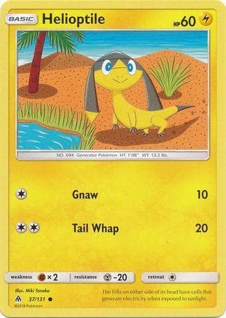Carta Helioptile (37/131) do set Luz Proibida — Pokémon TCG | Bynx