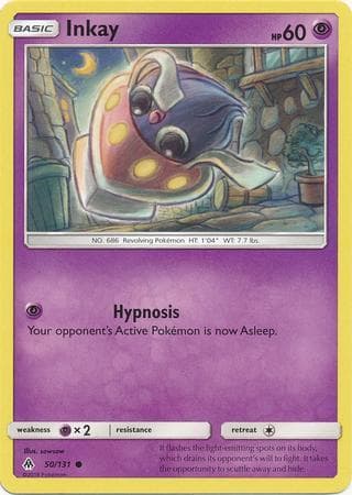 Carta Inkay (50/131) do set Luz Proibida — Pokémon TCG | Bynx