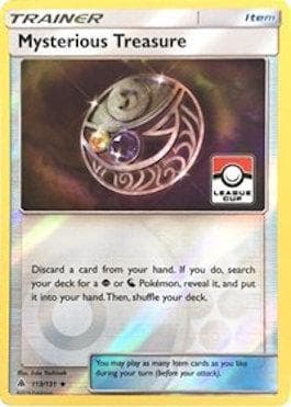 Carta Mysterious Treasure - League (113b/131) do set Luz Proibida — Pokémon TCG | Bynx
