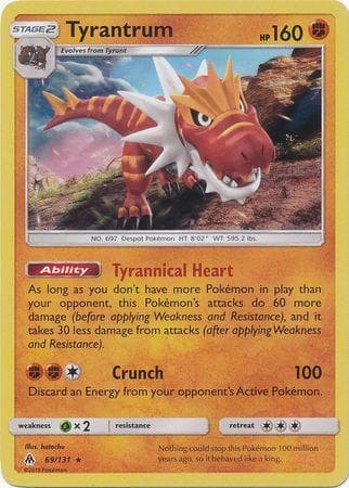Carta Tyrantrum (69/131) do set Luz Proibida — Pokémon TCG | Bynx