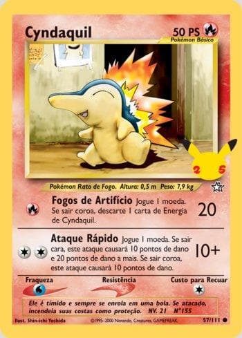 Cyndaquil (Oversized) (57/25) — Liga BR — FPP