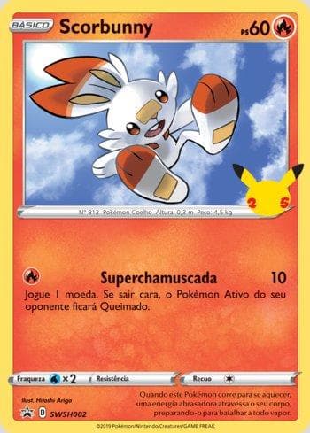 Scorbunny (Oversized) (SWSH02/25) — Set FPP