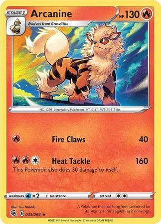 Arcanine (33/264) — Golpe Fusão