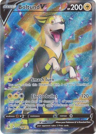 Carta Boltund-V (249/264) do set Golpe Fusão — Pokémon TCG | Bynx