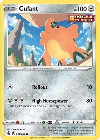 Carta Cufant (191/264) do set Golpe Fusão — Pokémon TCG | Bynx