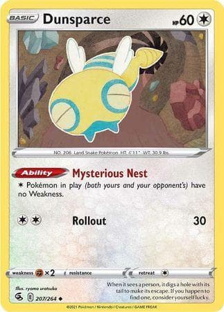 Dunsparce (207/264) — Golpe Fusão