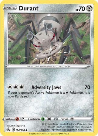 Carta Durant (184/264) do set Golpe Fusão — Pokémon TCG | Bynx