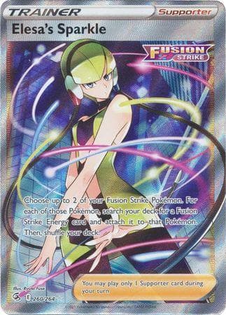 Carta Elesa's Sparkle (260/264) do set Golpe Fusão — Pokémon TCG | Bynx