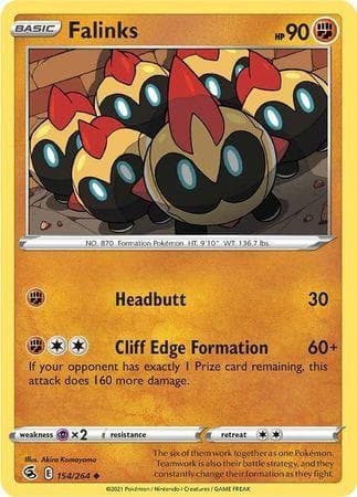 Carta Falinks (154/264) do set Golpe Fusão — Pokémon TCG | Bynx