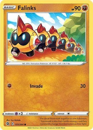Carta Falinks (155/264) do set Golpe Fusão — Pokémon TCG | Bynx
