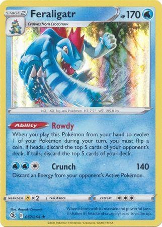 Feraligatr (57/264) — Golpe Fusão