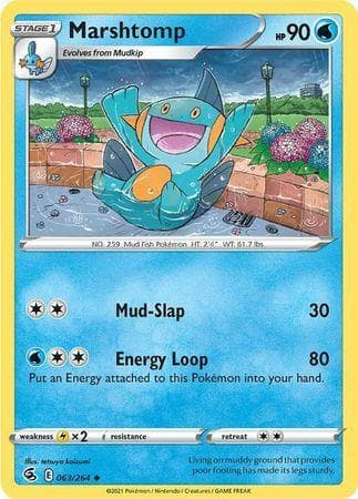 Marshtomp (63/264) — Golpe Fusão
