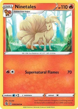 Ninetales (30/264) — Golpe Fusão