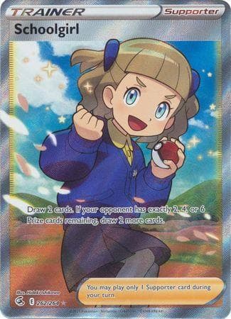 Carta Schoolgirl (262/264) do set Golpe Fusão — Pokémon TCG | Bynx