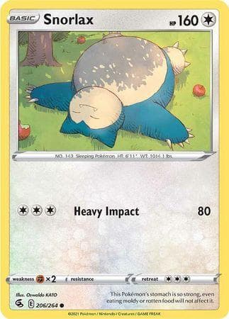 Snorlax (206/264) — Golpe Fusão