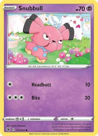 Snubbull (115/264) — Golpe Fusão