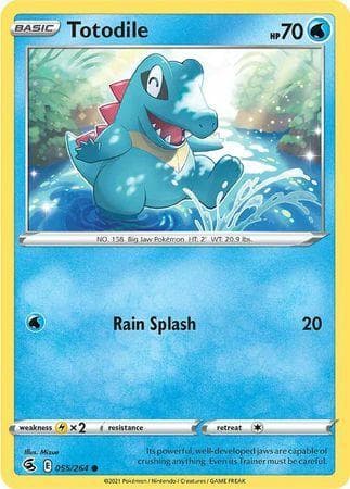 Totodile (55/264) — Golpe Fusão