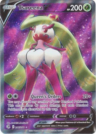 Carta Tsareena-V (246/264) do set Golpe Fusão — Pokémon TCG | Bynx