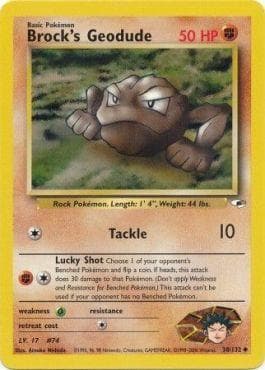 Brock's Geodude (38/132) — Gym Heroes