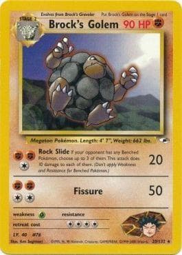 Brock's Golem (20/132) — Gym Heroes