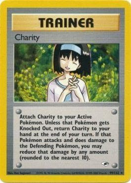 Carta Charity (99/132) do set Gym Heroes — Pokémon TCG | Bynx