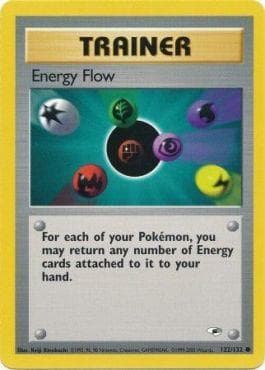 Carta Energy Flow (122/132) do set Gym Heroes — Pokémon TCG | Bynx