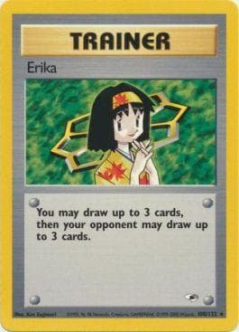 Carta Erika (100/132) do set Gym Heroes — Pokémon TCG | Bynx