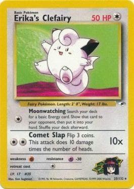 Carta Erika's Clefairy (25/132) do set Gym Heroes — Pokémon TCG | Bynx