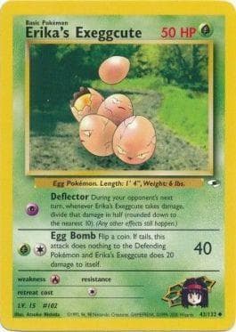 Carta Erika's Exeggcute (43/132) do set Gym Heroes — Pokémon TCG | Bynx