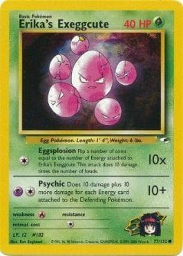 Carta Erika's Exeggcute (77/132) do set Gym Heroes — Pokémon TCG | Bynx
