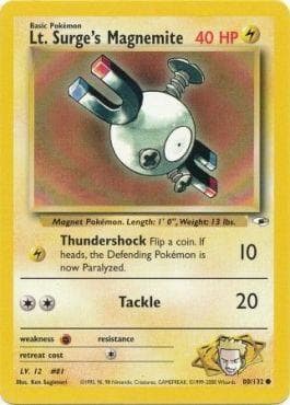 Lt. Surge's Magnemite (80/132) — Gym Heroes