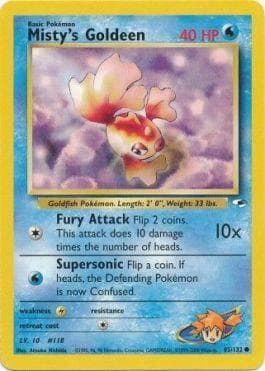 Carta Misty's Goldeen (85/132) do set Gym Heroes — Pokémon TCG | Bynx