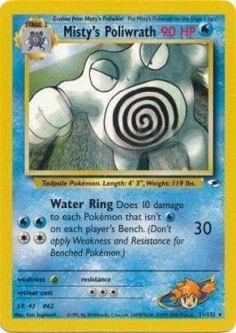 Carta Misty's Poliwrath (31/132) do set Gym Heroes — Pokémon TCG | Bynx