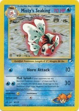 Carta Misty's Seaking (55/132) do set Gym Heroes — Pokémon TCG | Bynx