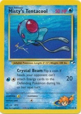 Carta Misty's Tentacool (57/132) do set Gym Heroes — Pokémon TCG | Bynx