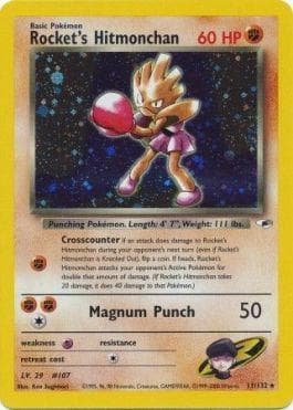 Carta Rocket's Hitmonchan (11/132) do set Gym Heroes — Pokémon TCG | Bynx