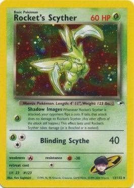 Rocket's Scyther (13/132) — Gym Heroes