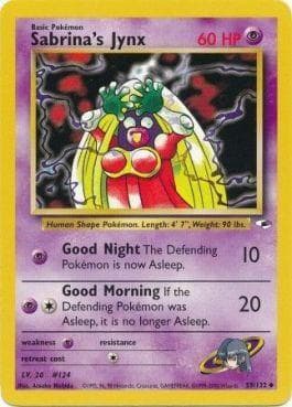 Carta Sabrina's Jynx (59/132) do set Gym Heroes — Pokémon TCG | Bynx