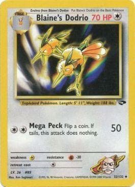 Carta Blaine's Dodrio (32/132) do set Gym Challenge — Pokémon TCG | Bynx