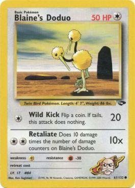 Carta Blaine's Doduo (61/132) do set Gym Challenge — Pokémon TCG | Bynx