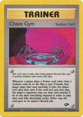 Carta Chaos Gym (102/132) do set Gym Challenge — Pokémon TCG | Bynx