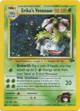 Carta Erika's Venusaur (4/132) do set Gym Challenge — Pokémon TCG | Bynx