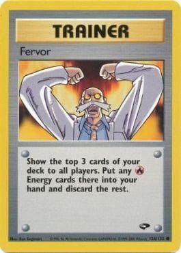 Carta Fervor (124/132) do set Gym Challenge — Pokémon TCG | Bynx