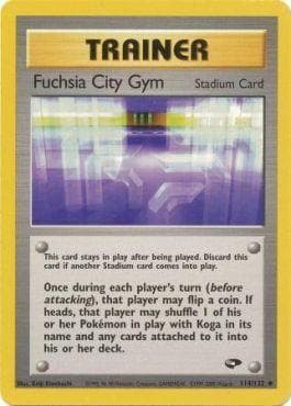 Carta Fuchsia City Gym (114/132) do set Gym Challenge — Pokémon TCG | Bynx