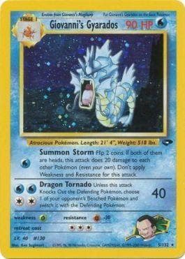 Carta Giovanni's Gyarados (5/132) do set Gym Challenge — Pokémon TCG | Bynx