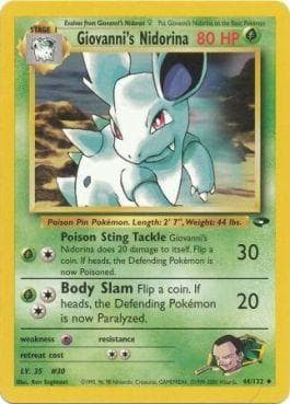 Giovanni's Nidorina (44/132) — Gym Challenge