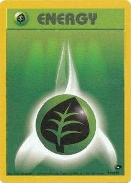 Carta Grass Energy (129/132) do set Gym Challenge — Pokémon TCG | Bynx