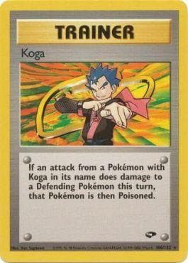 Carta Koga (106/132) do set Gym Challenge — Pokémon TCG | Bynx