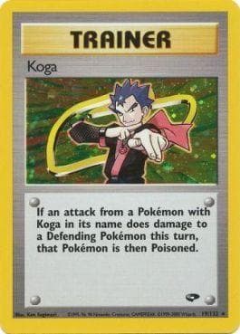 Carta Koga (19/132) do set Gym Challenge — Pokémon TCG | Bynx